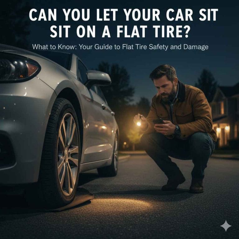 Can You Let Your Car Sit on a Flat Tire