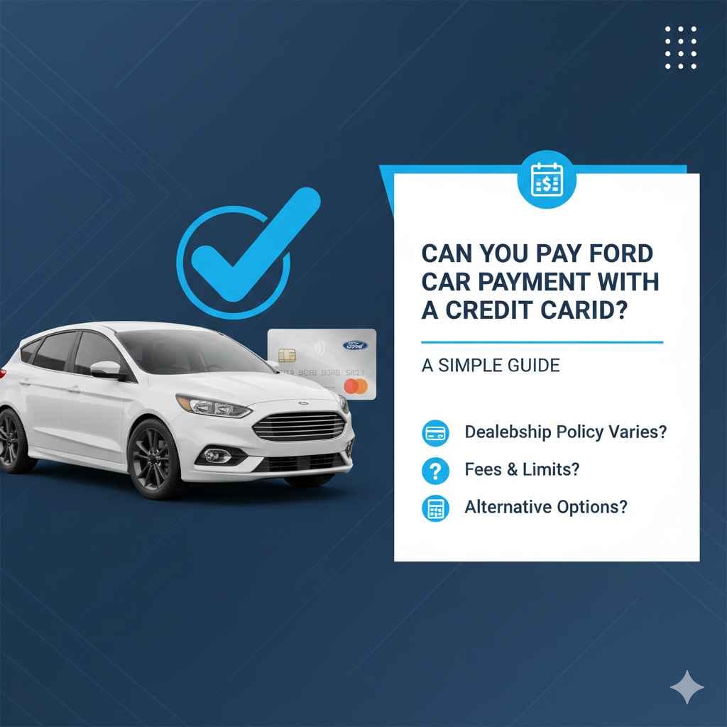 Can You Pay Ford Car Payment With a Credit Card