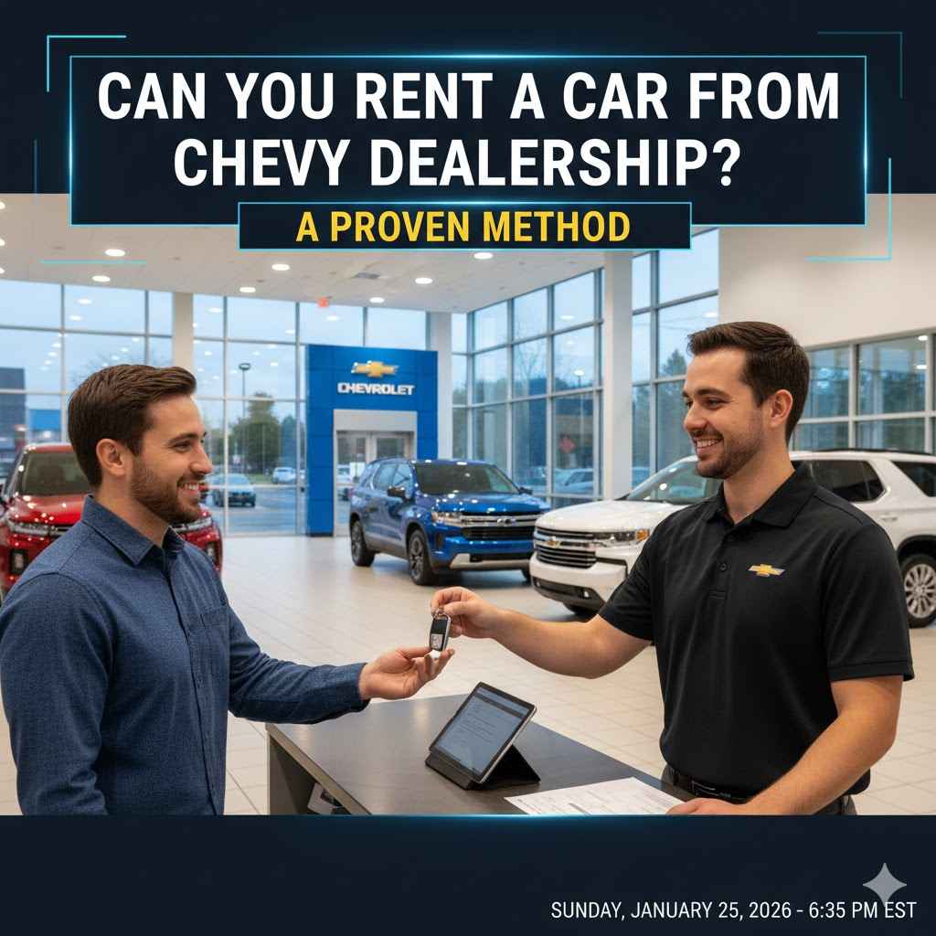 Can You Rent a Car From Chevy Dealership