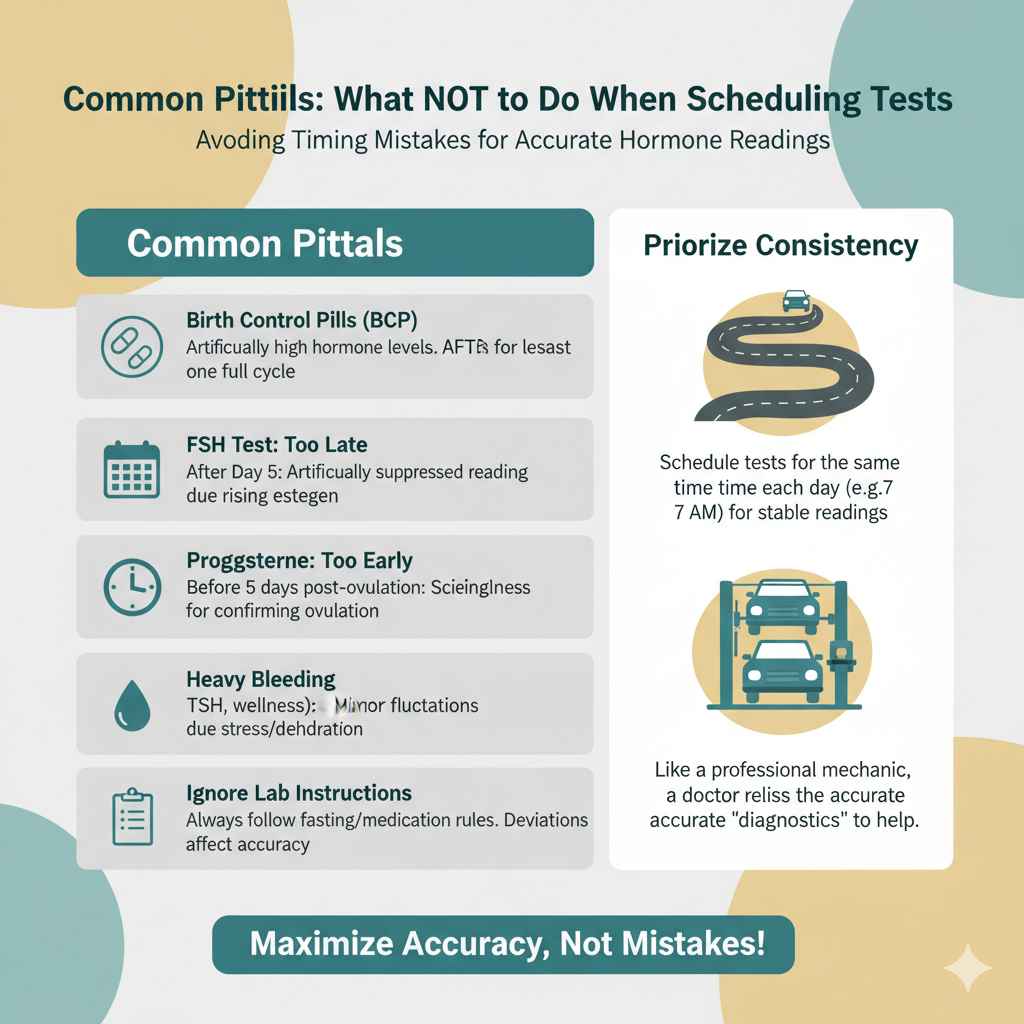 Common Pitfalls What NOT to Do When Scheduling Tests