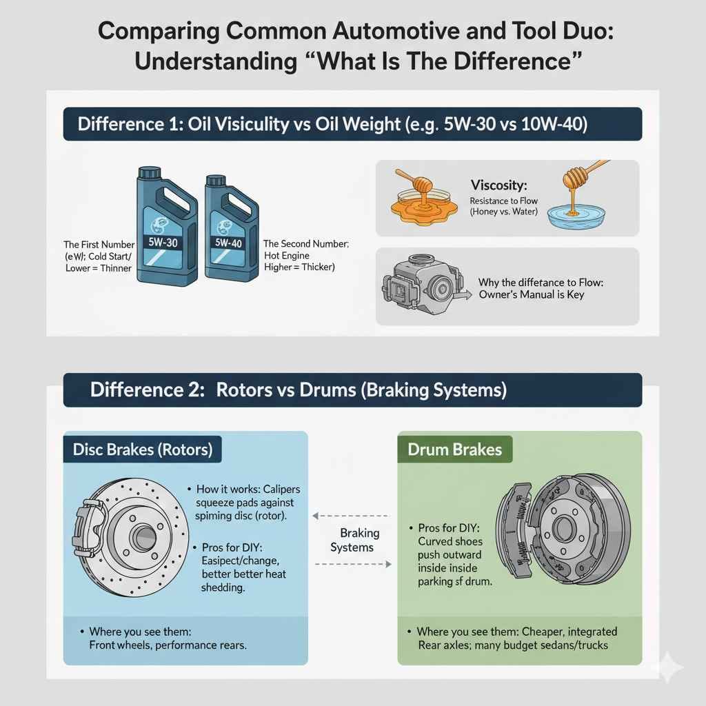 Comparing Common Automotive and Tool Duo Understanding the “What Is The Difference”