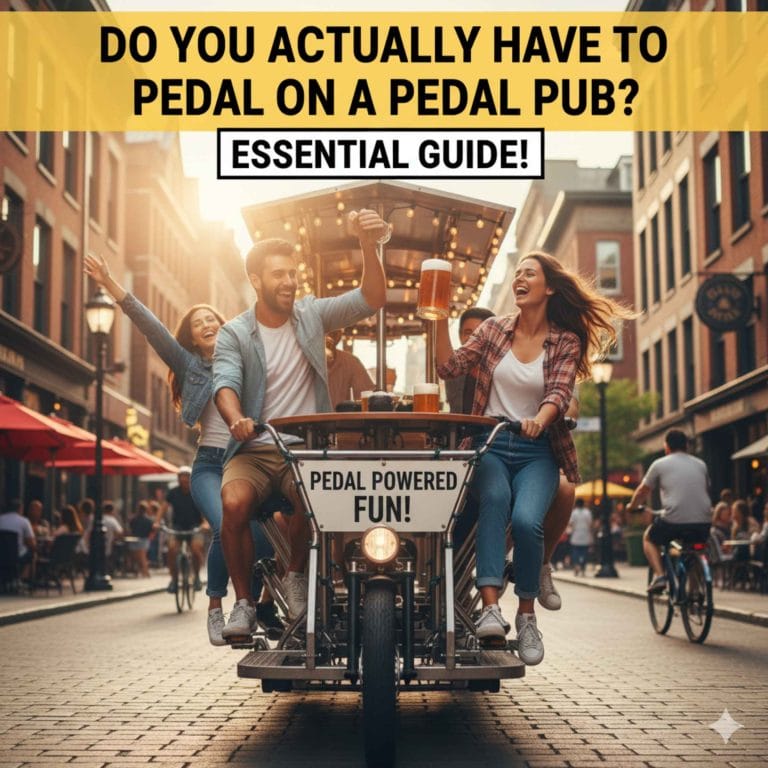 Do You Actually Have To Pedal On A Pedal Pub