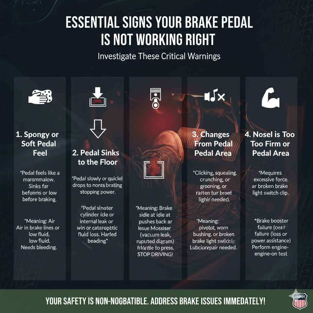 Essential Signs Your Brake Pedal Is Not Working Right