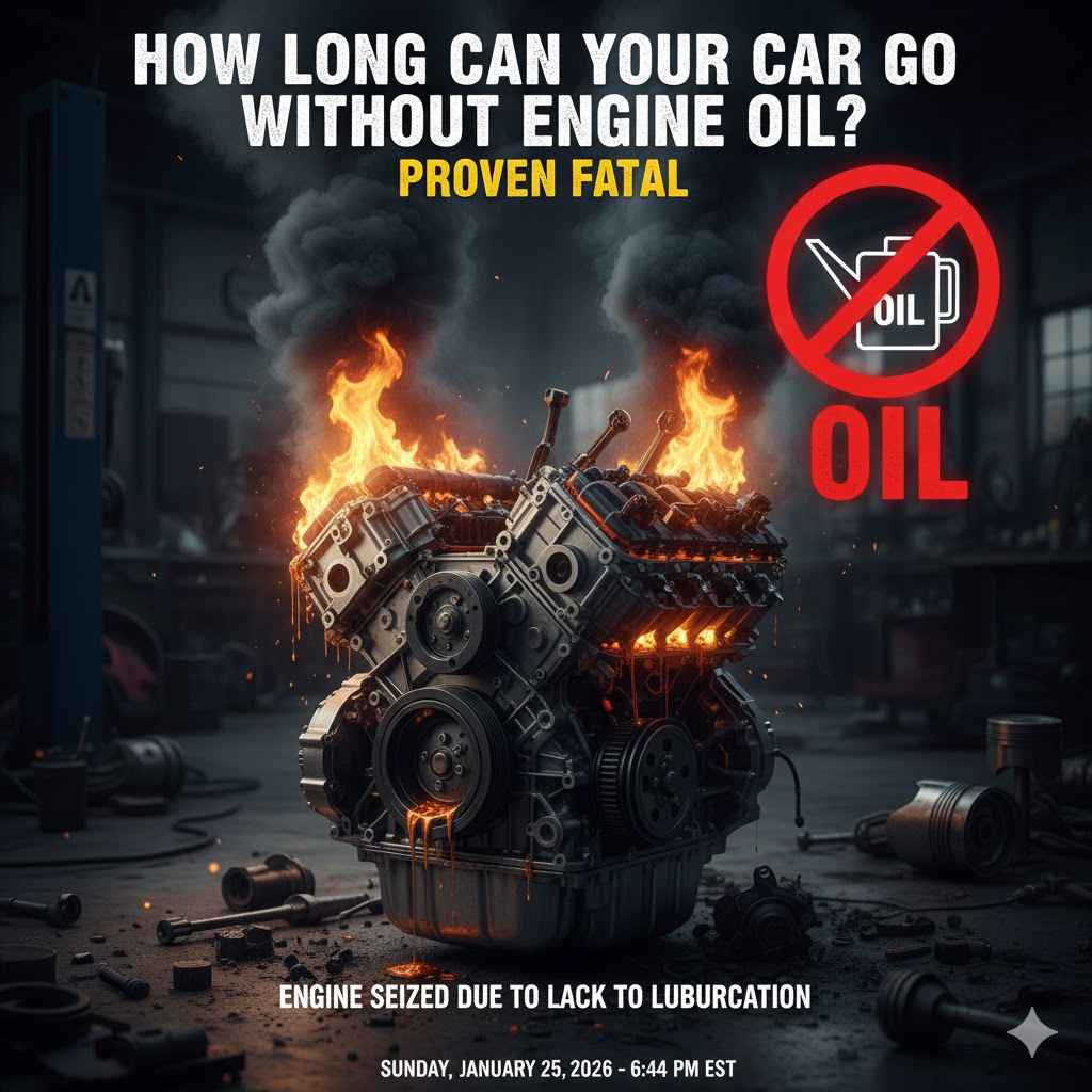 How Long Can Your Car Go Without Engine Oil