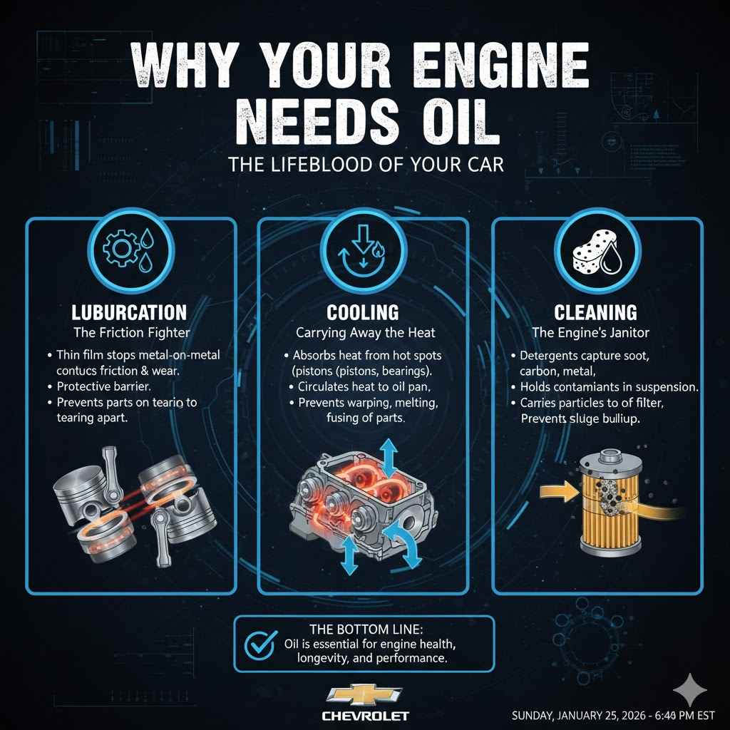 Why Your Engine Needs Oil