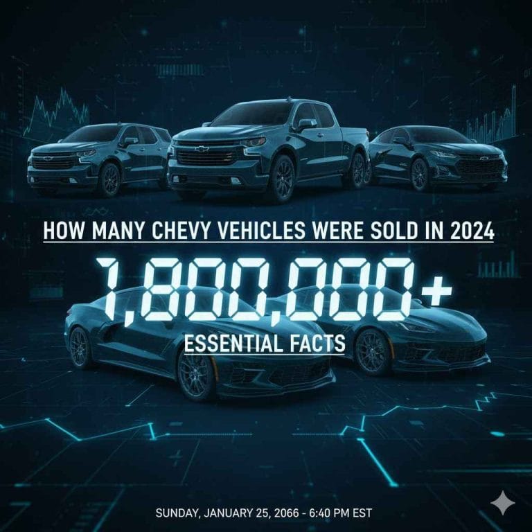 How Many Chevy Vehicles Were Sold in 2024