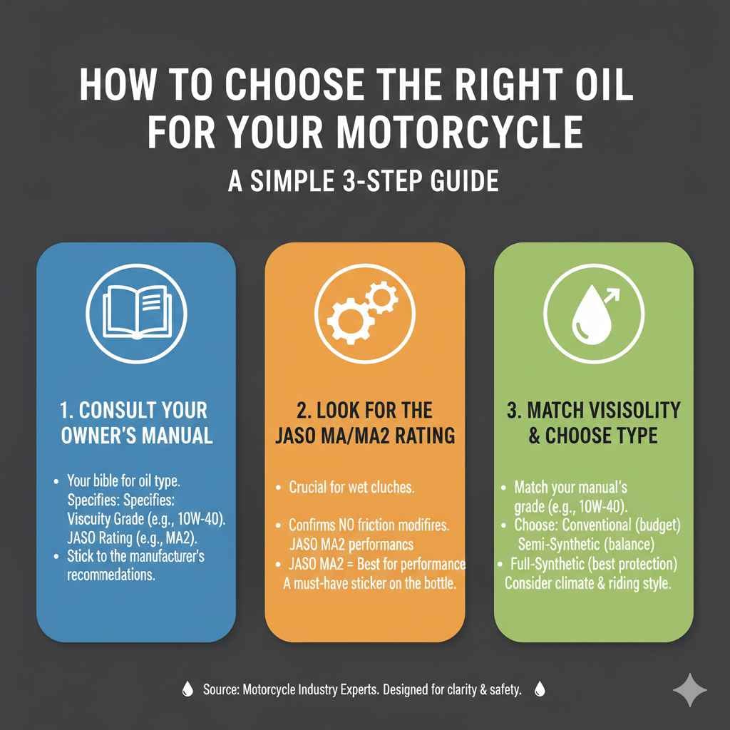 How to Choose the Right Oil for Your Motorcycle