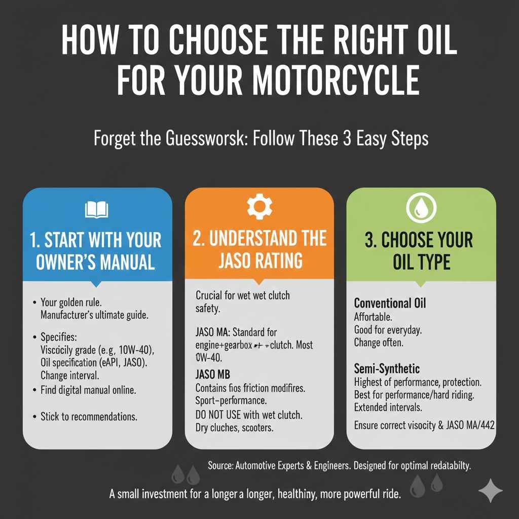 How to Choose the Right Oil for Your Motorcycle