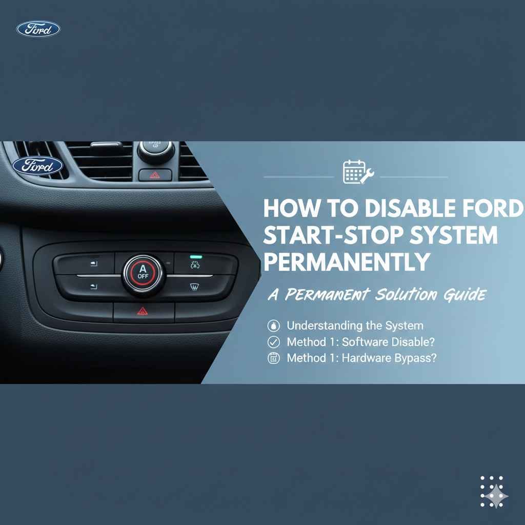 How to Disable Ford Start Stop System Permanently