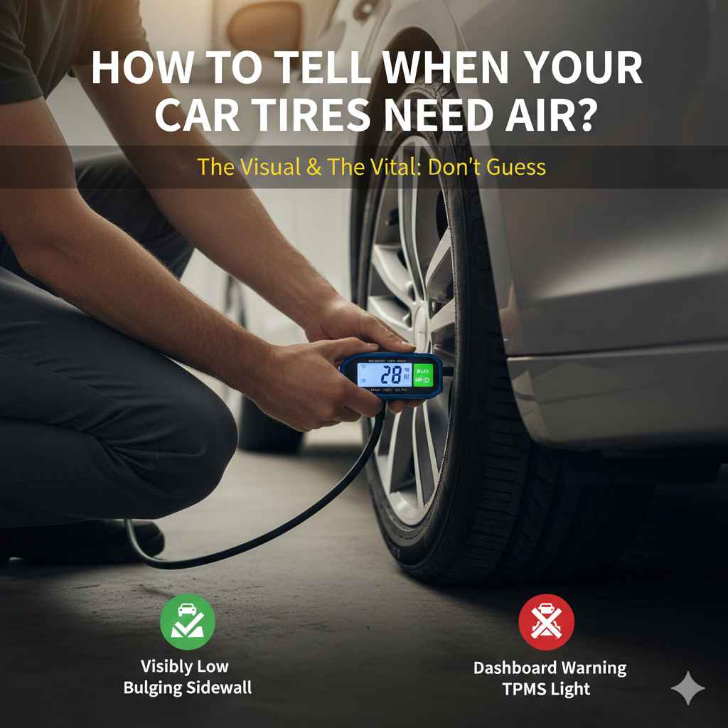 How to Tell When Your Car Tires Need Air