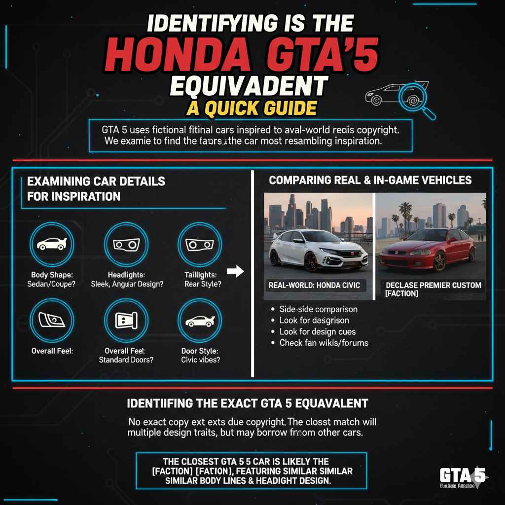 Identifying the Civic's GTA 5 Equivalent