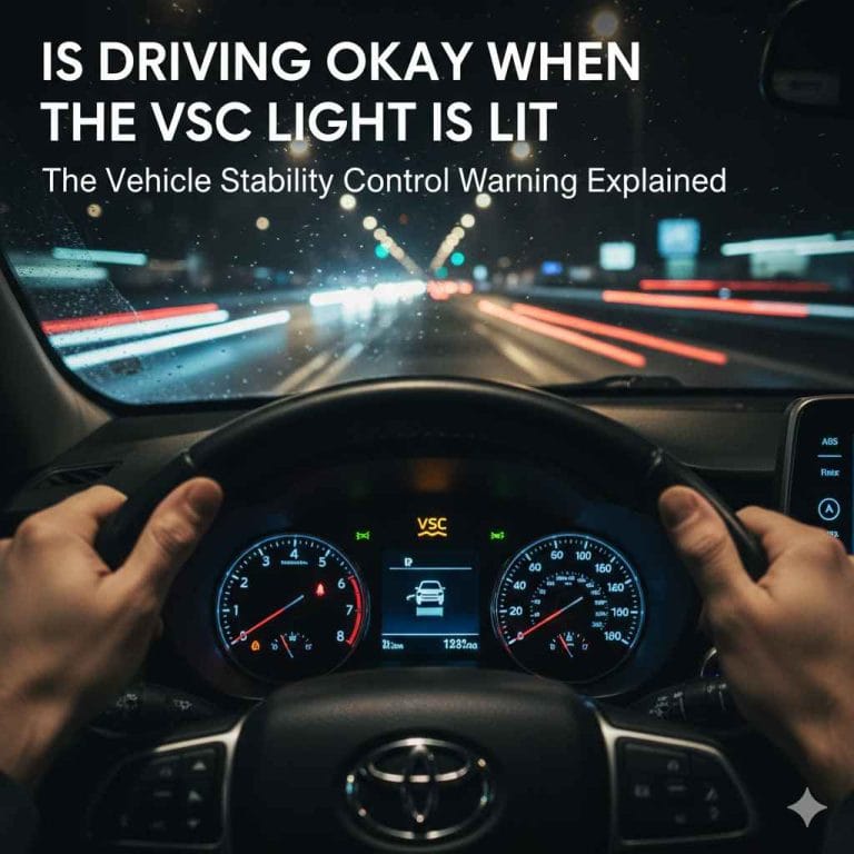 Is Driving Okay When the VSC Light is Lit