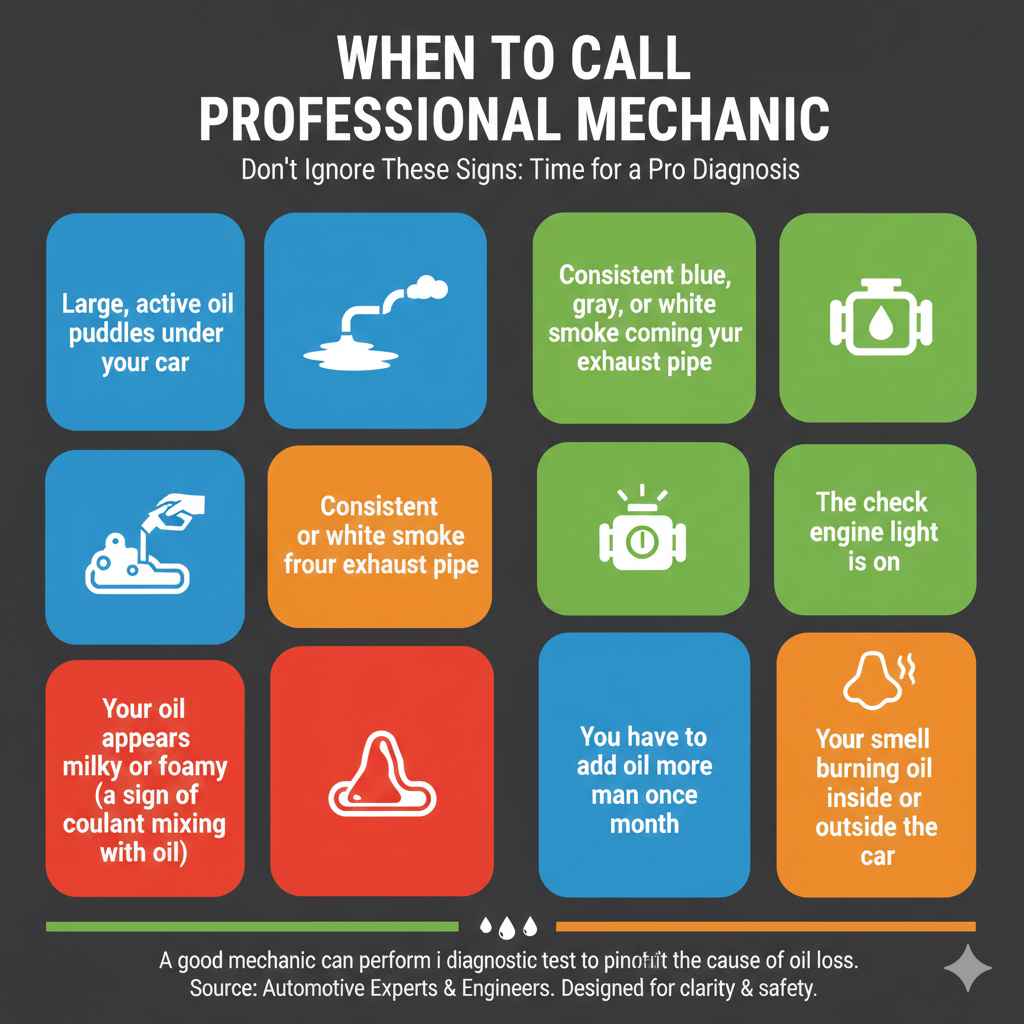 When to Call a Professional Mechanic