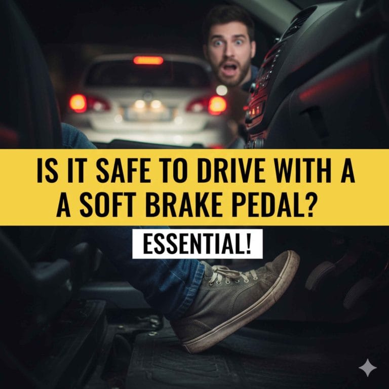 Is It Safe To Drive With A Soft Brake Pedal Essential!