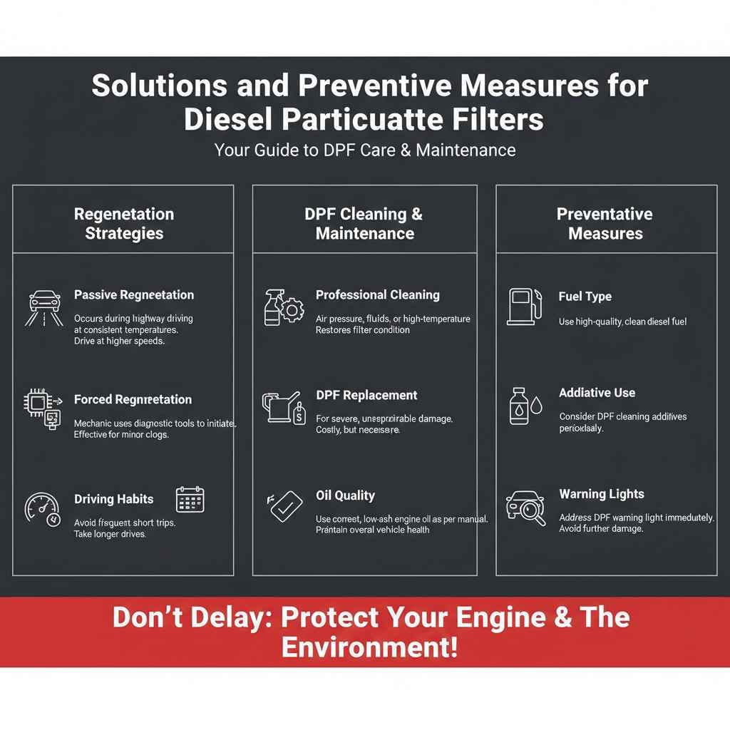 Solutions and Preventive Measures for Diesel Particulate Filters
