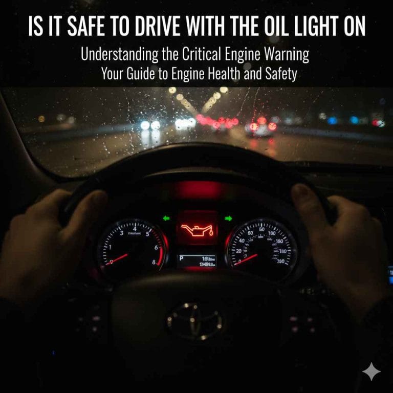 Is It Safe to Drive With the Oil Light On