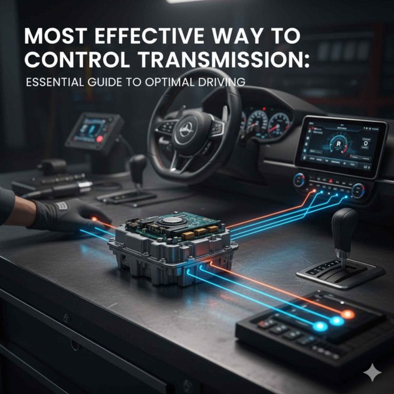 Most Effective Way to Control Transmission