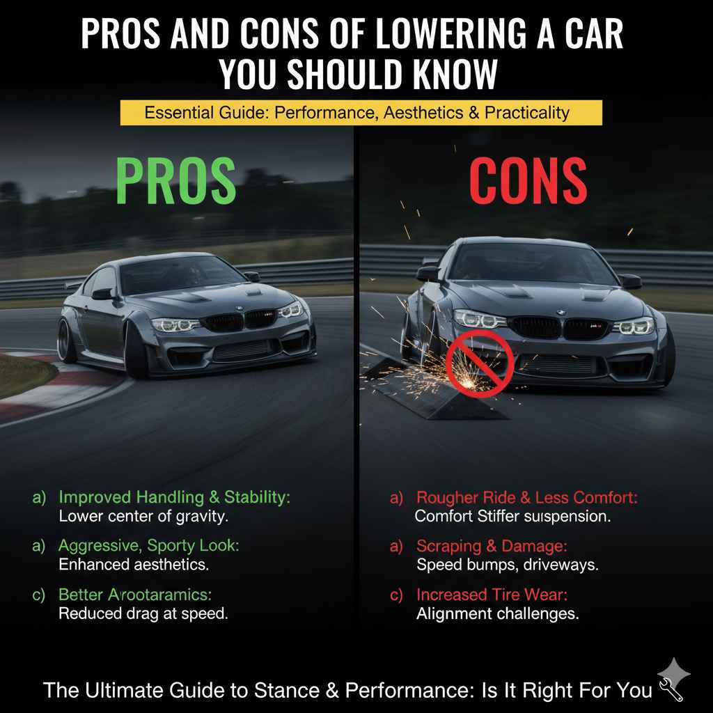 Pros and Cons of Lowering a Car You Should Know
