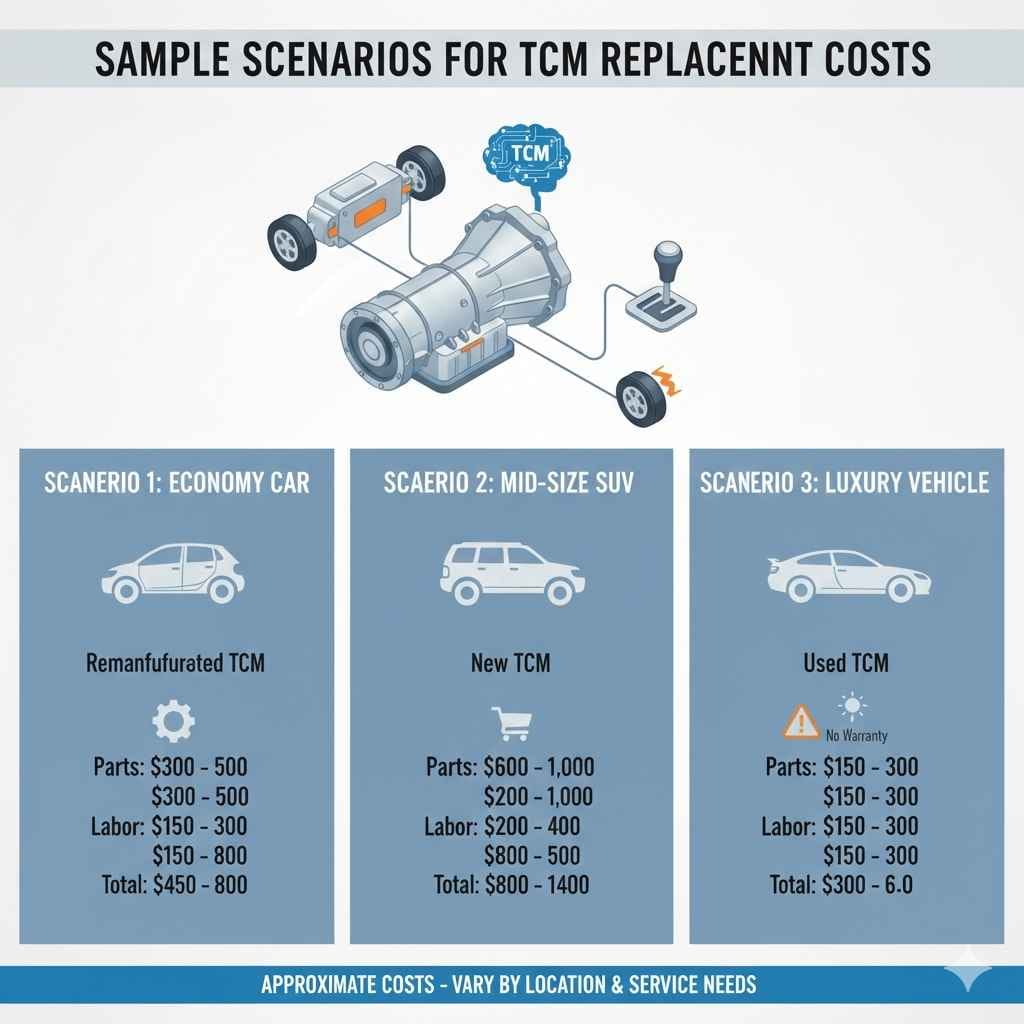 Sample Scenarios for TCM Replacement Costs