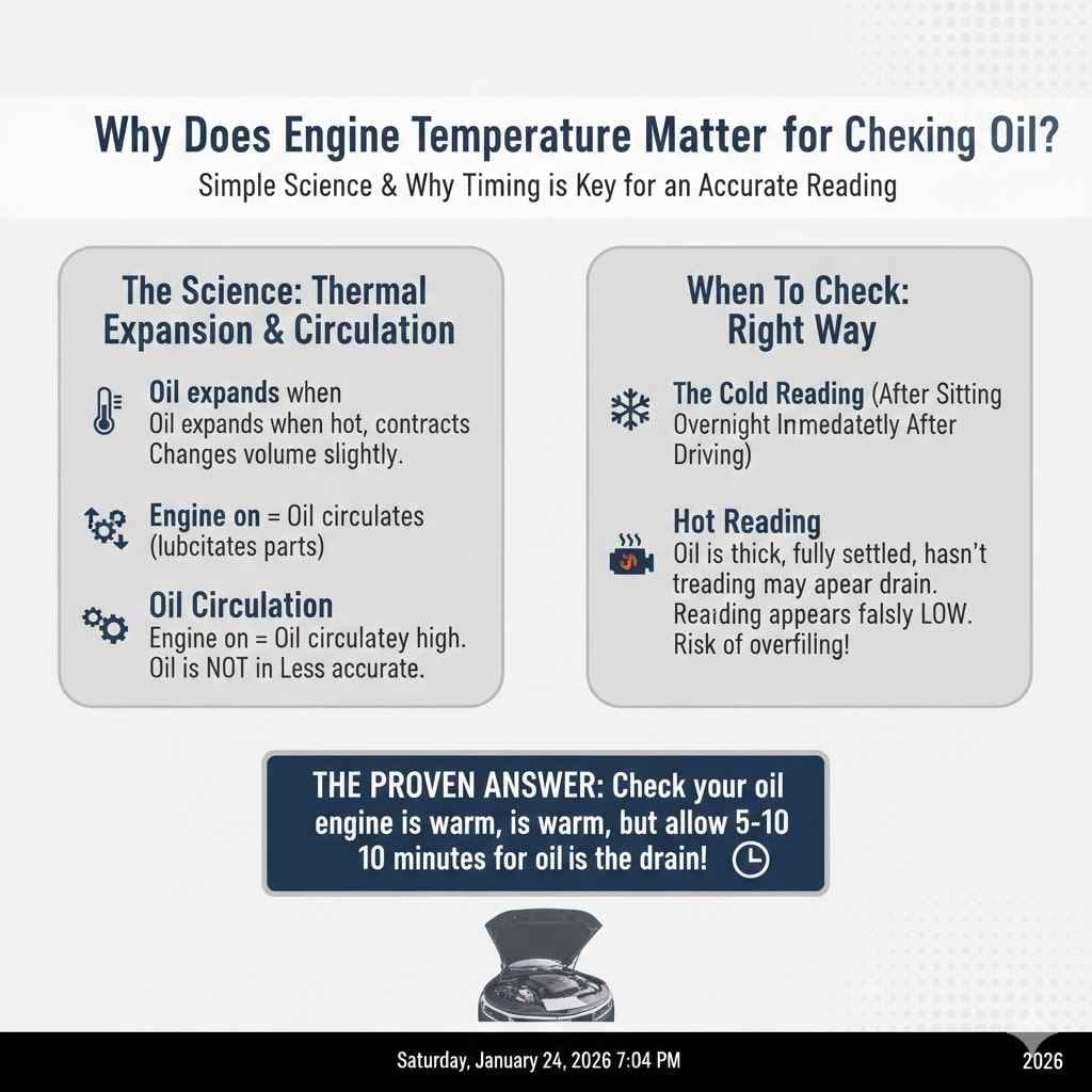 Why Does Engine Temperature Matter for Checking Oil