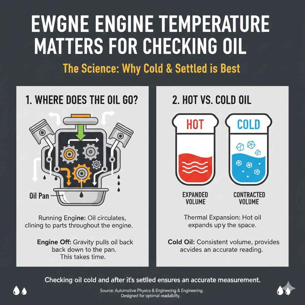Why Engine Temperature Matters for Checking Oil