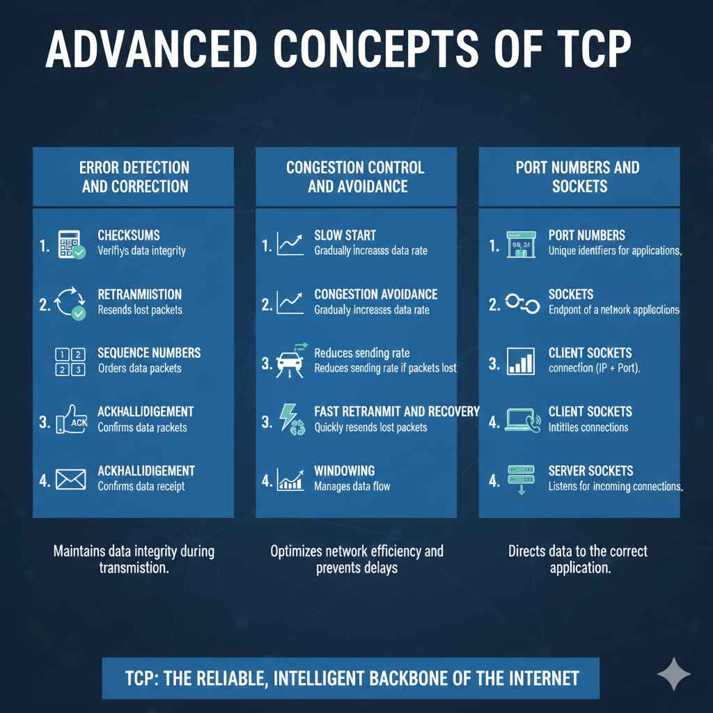 Advanced Concepts of TCP