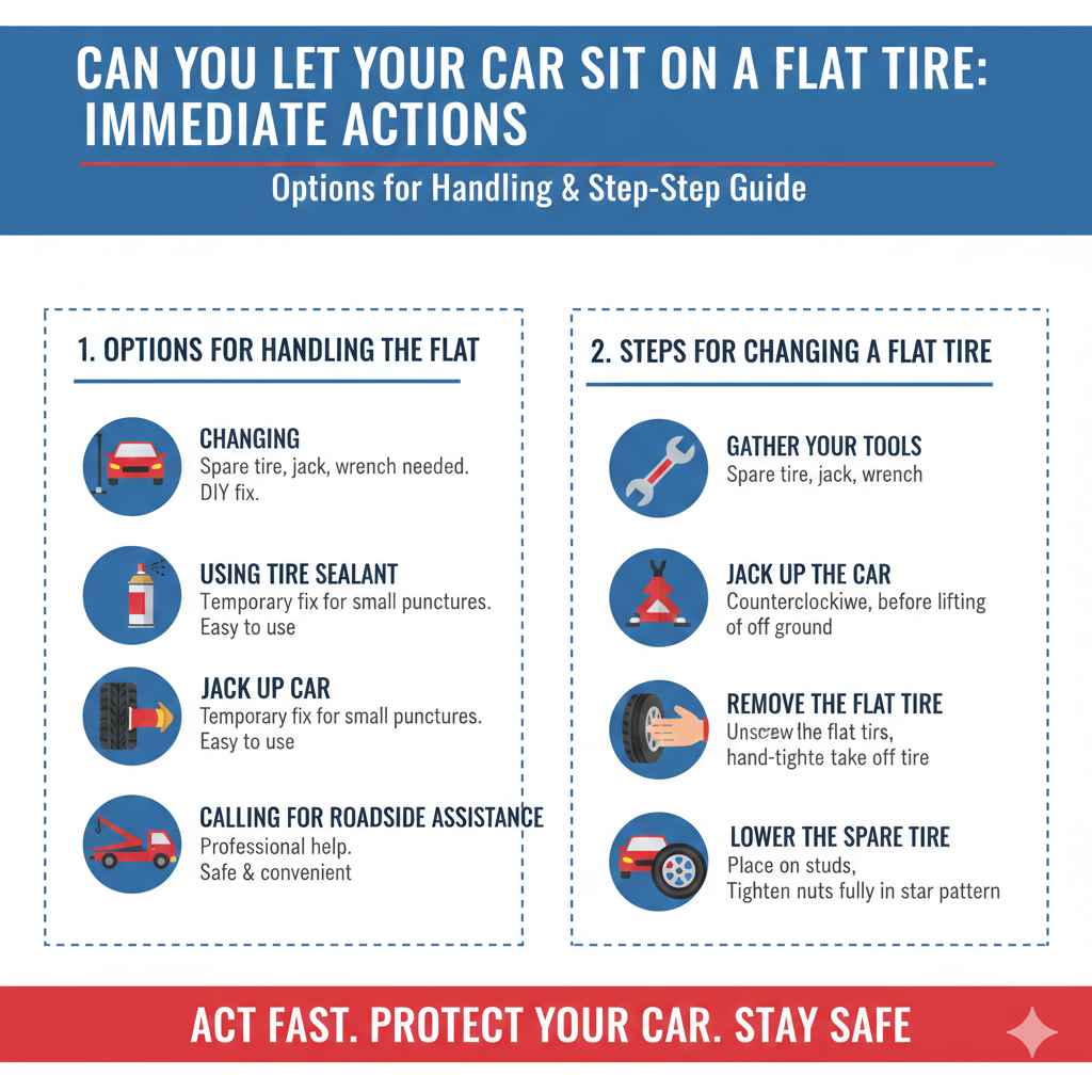 Can You Let Your Car Sit on a Flat Tire