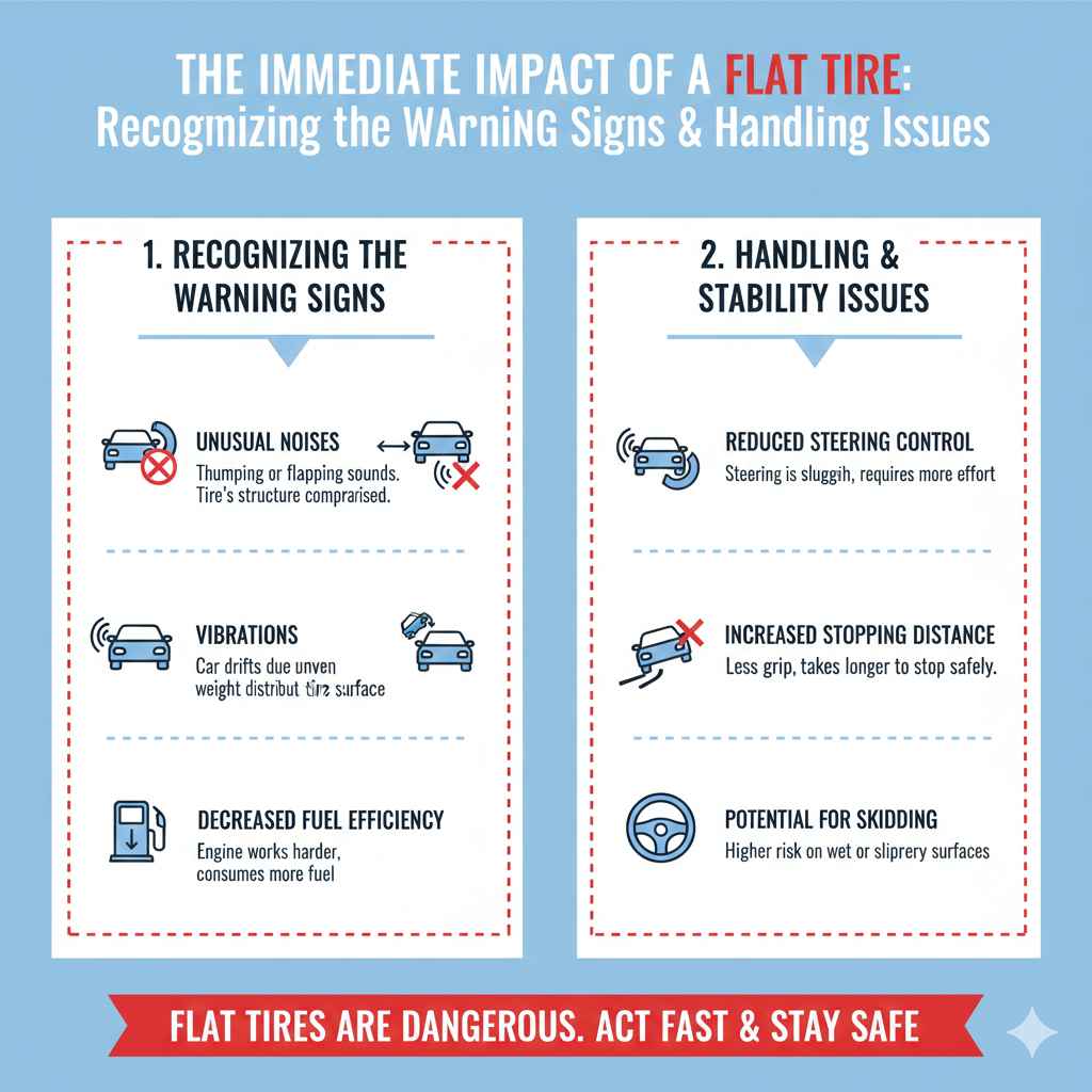 The Immediate Impact of a Flat Tire