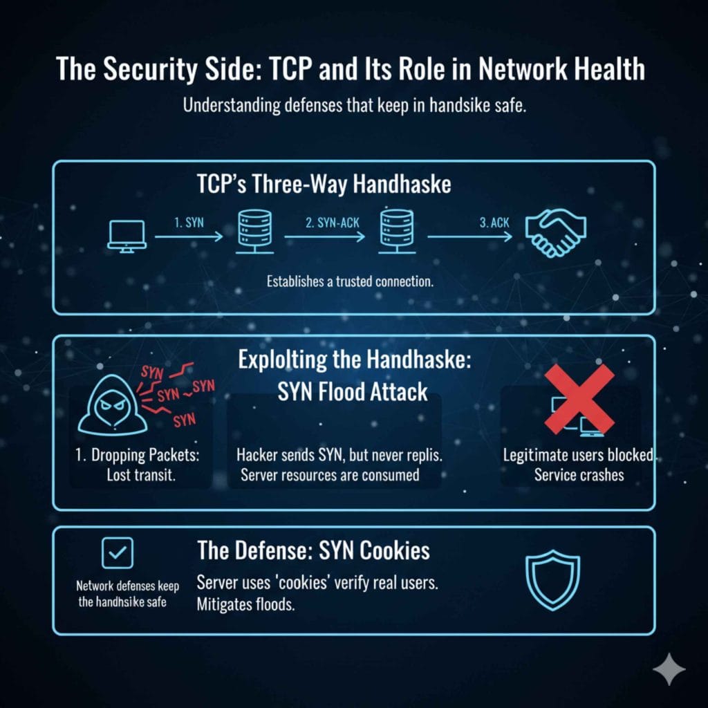 The Security Side TCP and Its Role in Network Health