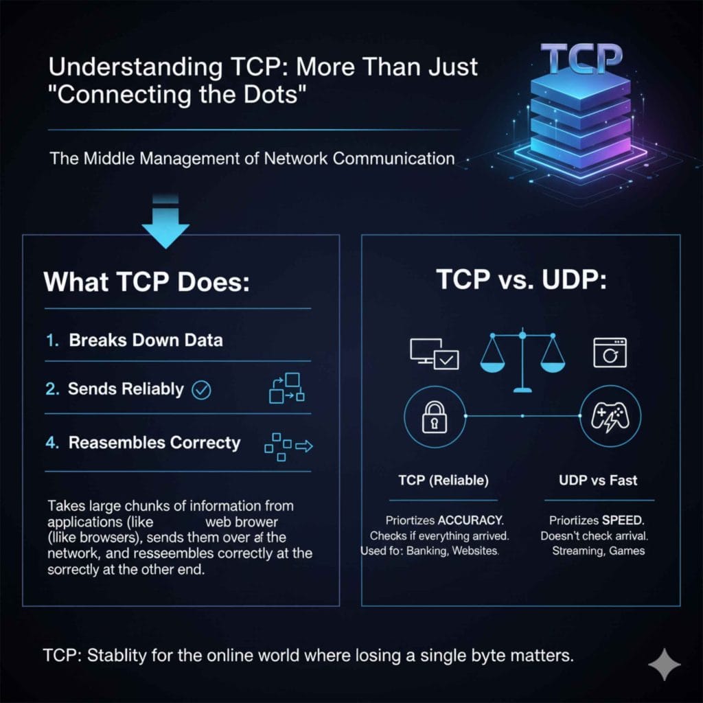 Understanding TCP More Than Just Connecting the Dots