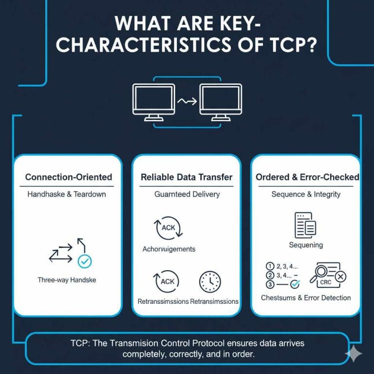 What Are Key Characteristics Of TCP?