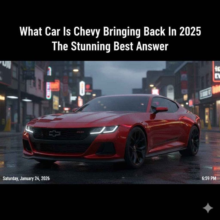 What Car Is Chevy Bringing Back In 2025