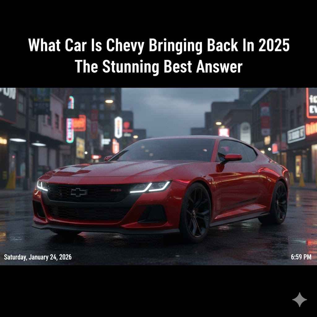 What Car Is Chevy Bringing Back In 2025