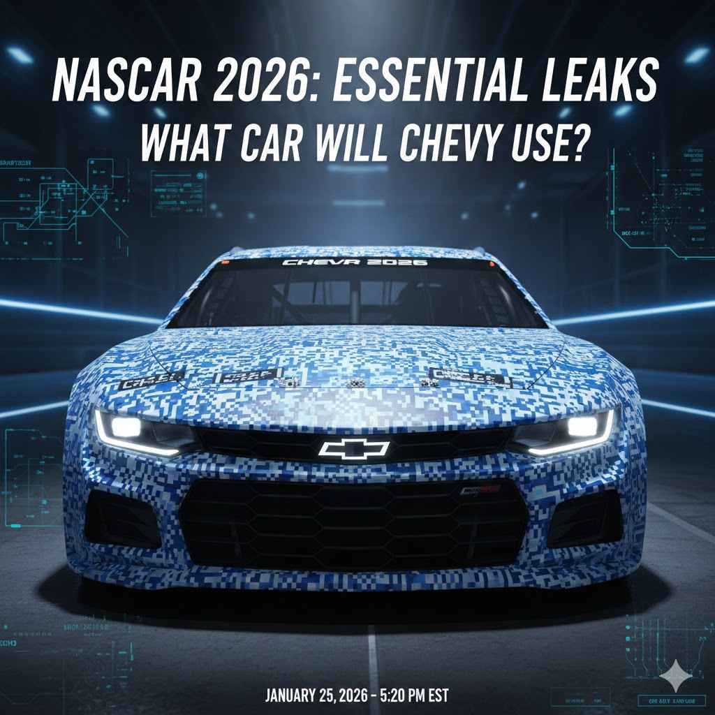 What Car Will Chevy Use In Nascar 2026 Essential Leaks