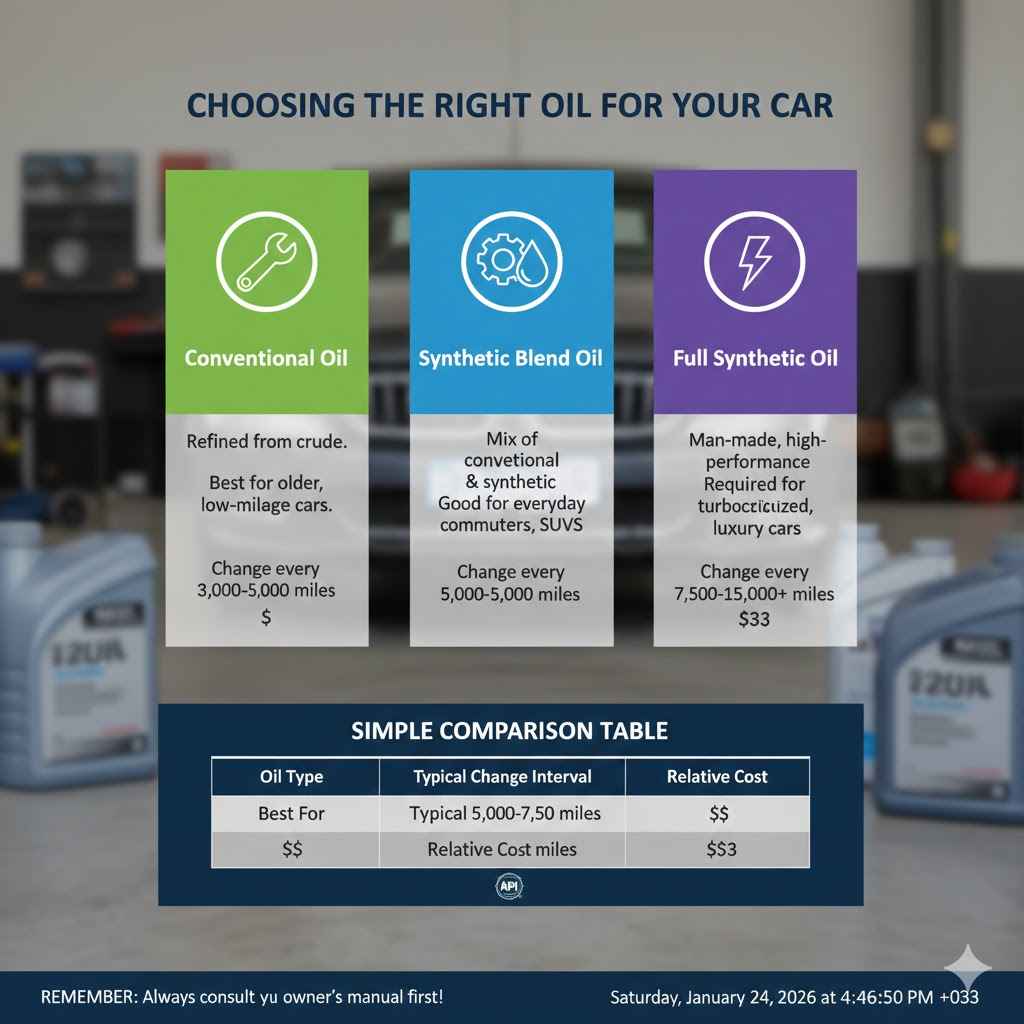 Choosing the Right Oil for Your Car