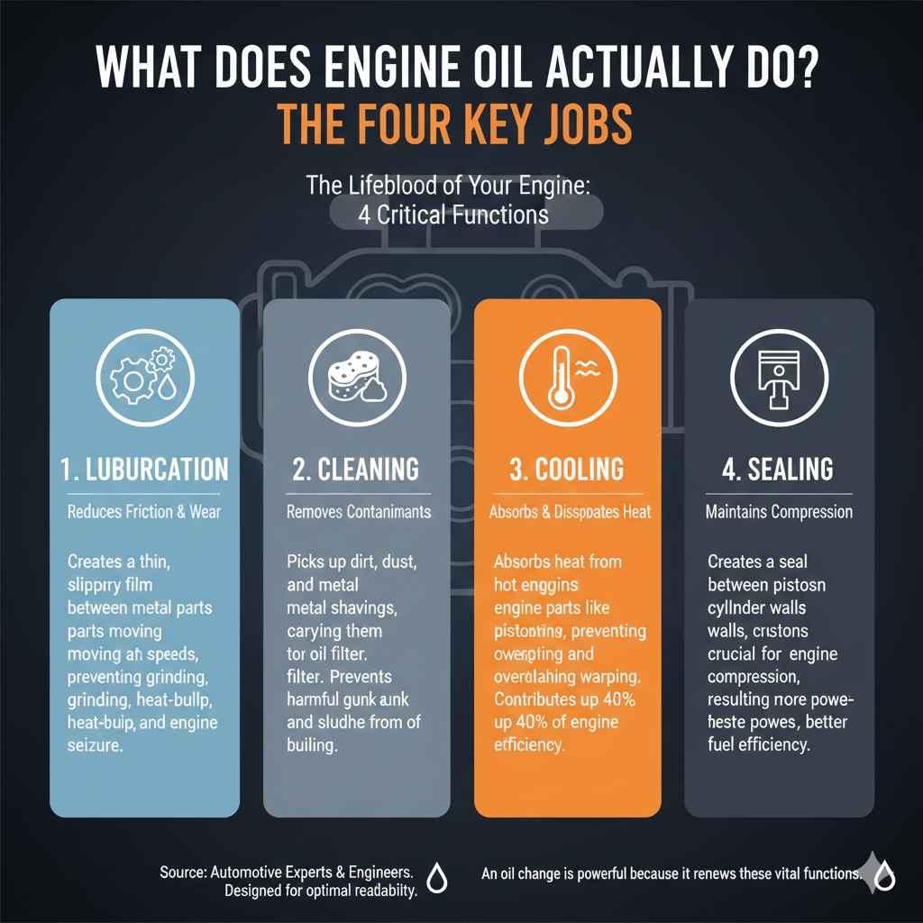 What Does Engine Oil Actually Do