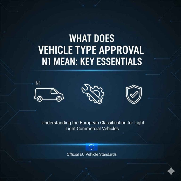 What Does Vehicle Type Approval N1 Mean
