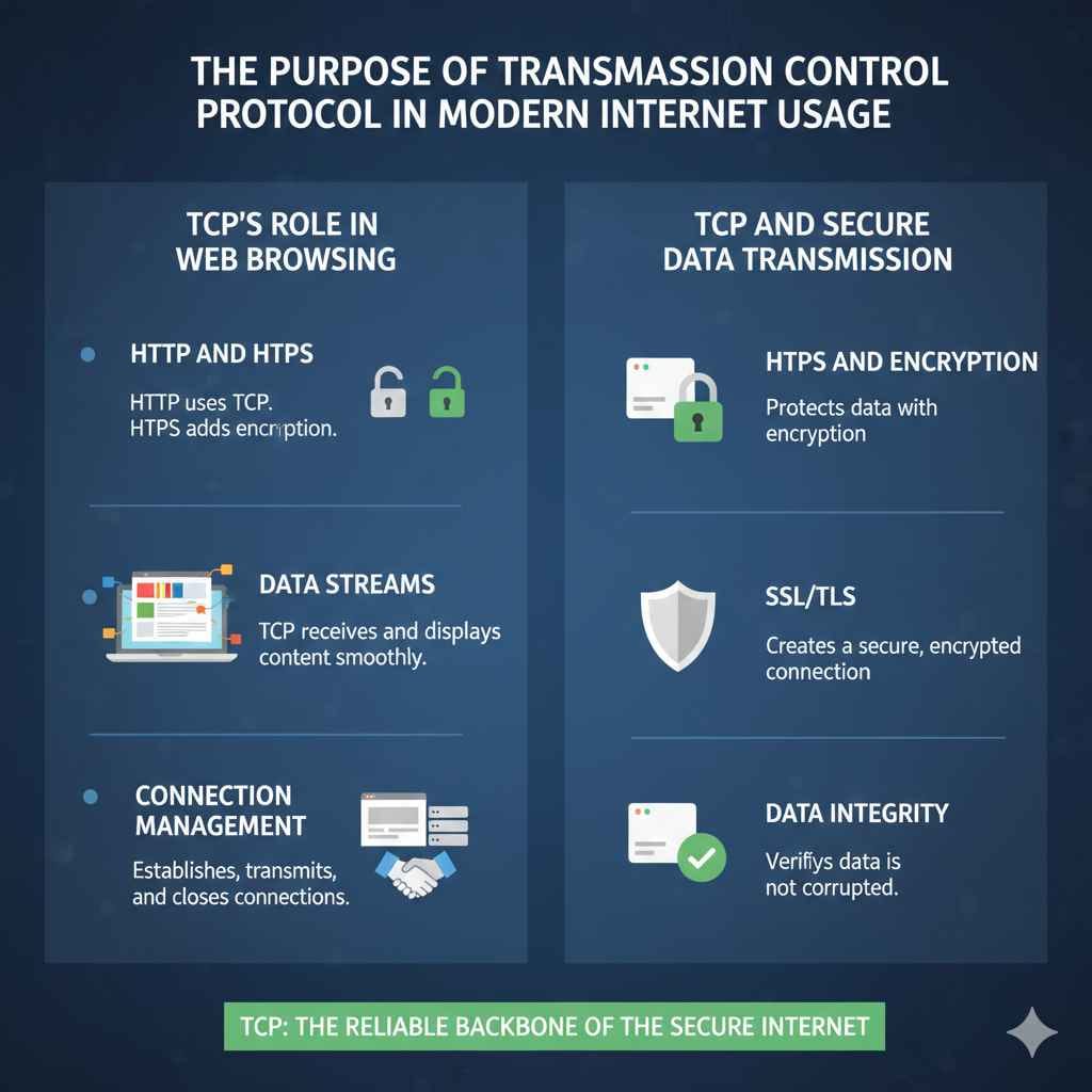 The Purpose of Transmission Control Protocol in Modern Internet Usage