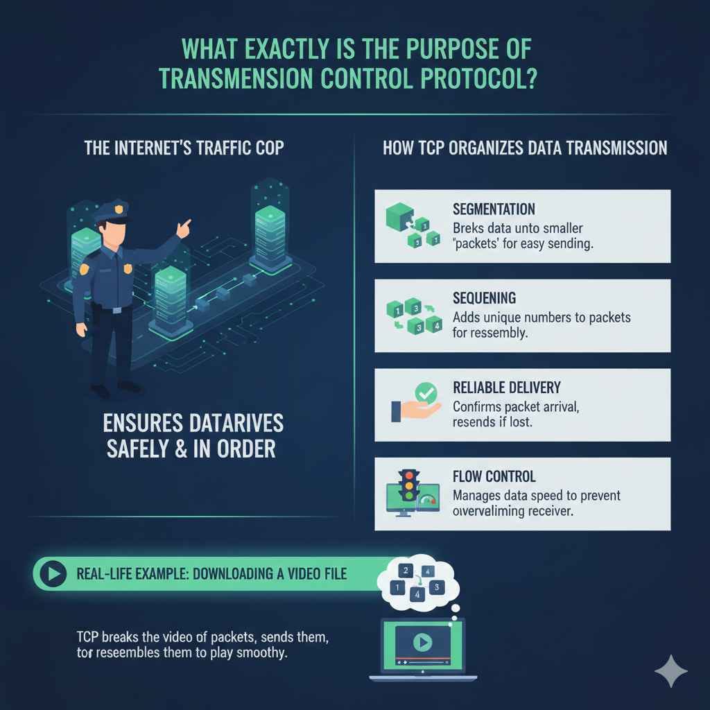 What Exactly Is the Purpose of Transmission Control Protocol