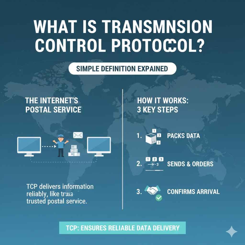 What Is Transmission Control Protocol? Simple Definition Explained