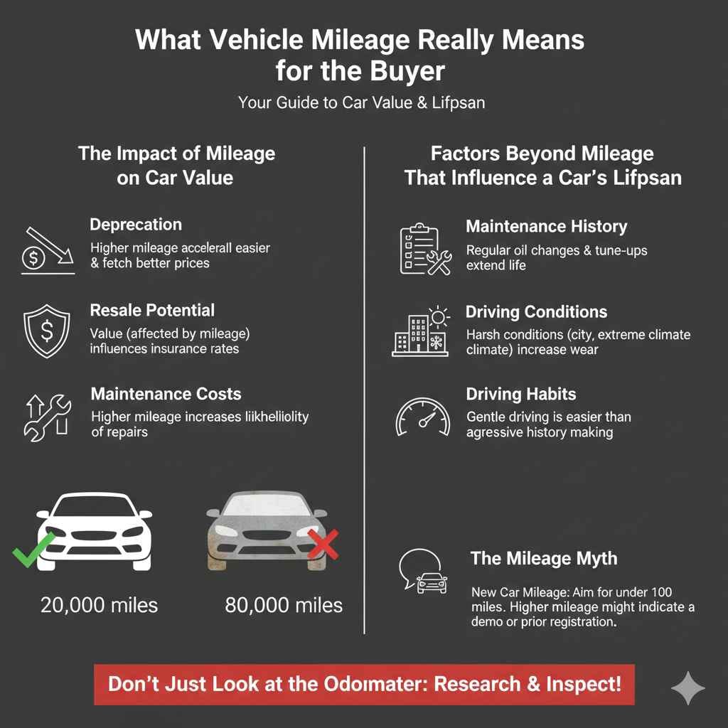 What Vehicle Mileage Really Means for the Buyer