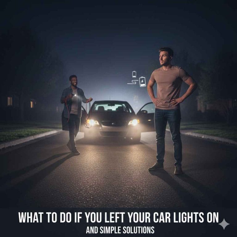 What to Do If You Left Your Car Lights On and Simple Solutions