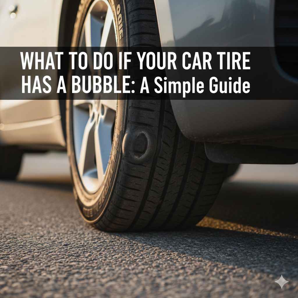 What to Do If Your Car Tire Has a Bubble