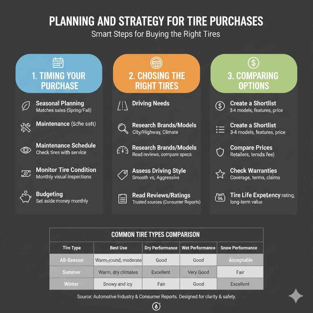 Planning and Strategy for Tire Purchases