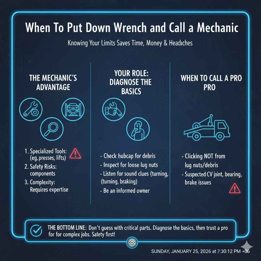 When to Put Down the Wrench and Call a Mechanic