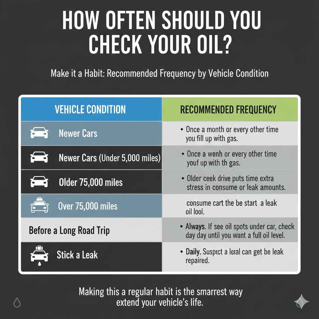 How Often Should You Check Your Oil?