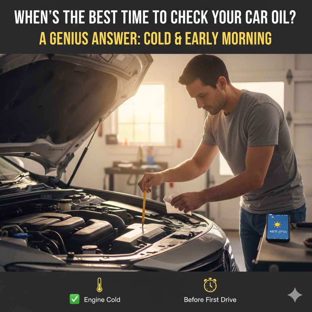 When's the Best Time to Check Your Car Oil: