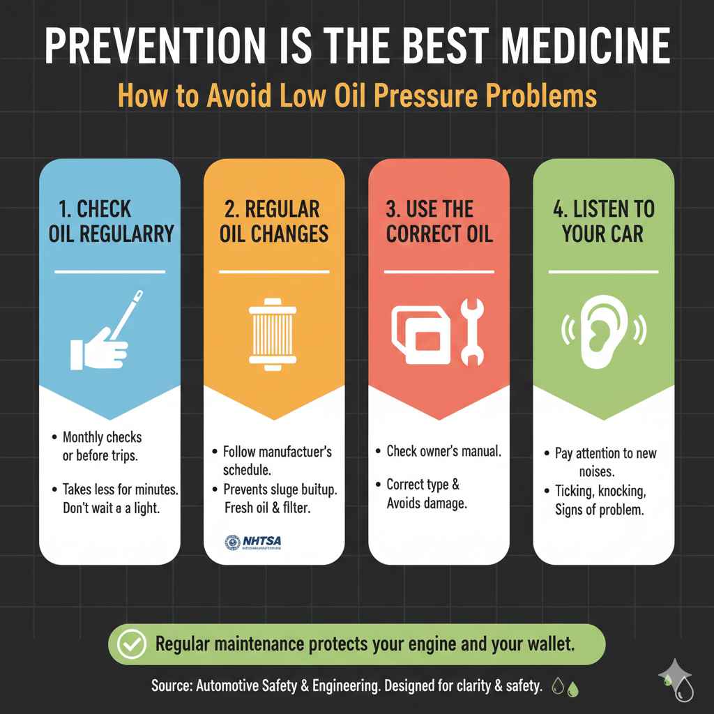 How to Avoid Low Oil Pressure Problems