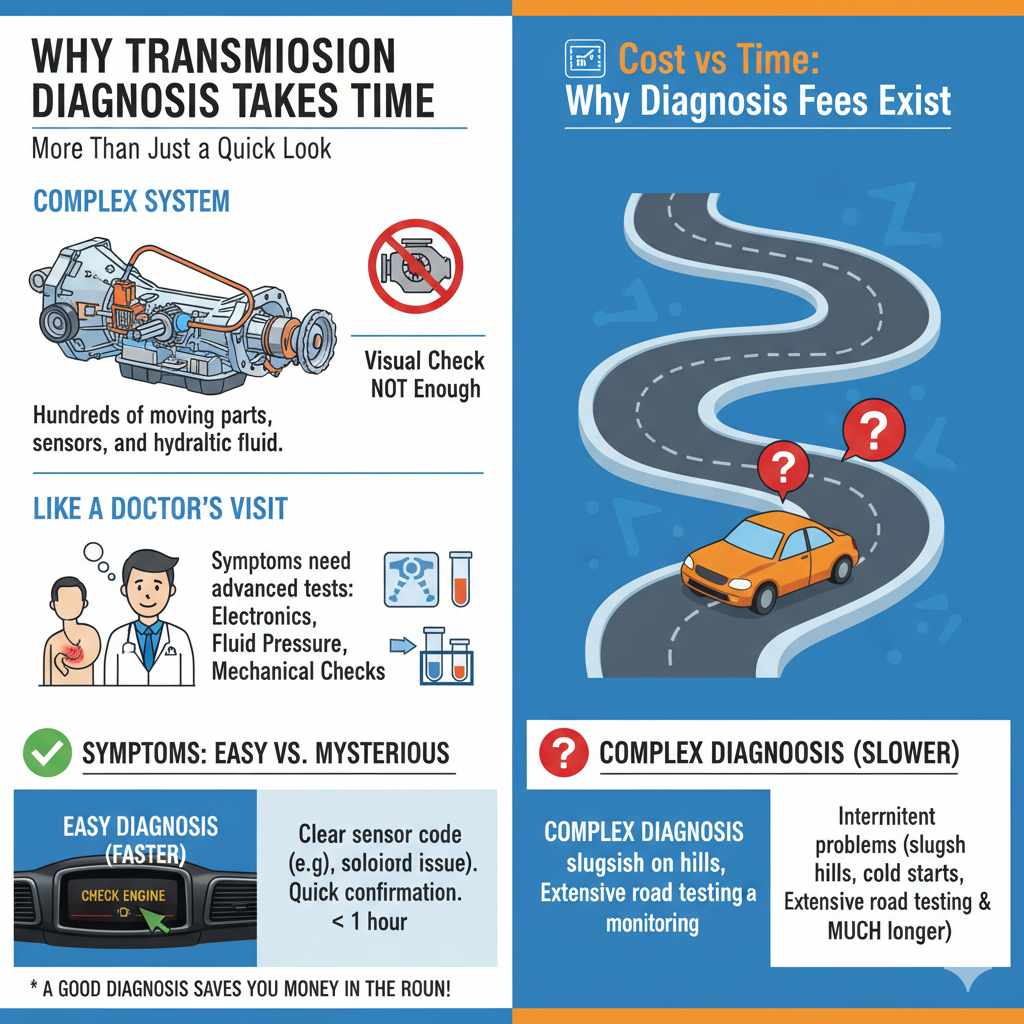 Why Transmission Diagnosis Can Take More Than Just a Quick Look