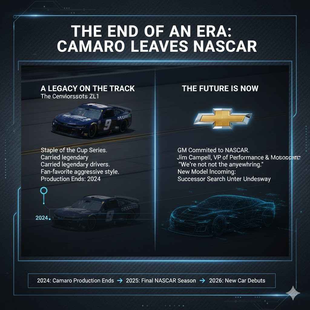 Why the Chevy Camaro is Leaving NASCAR